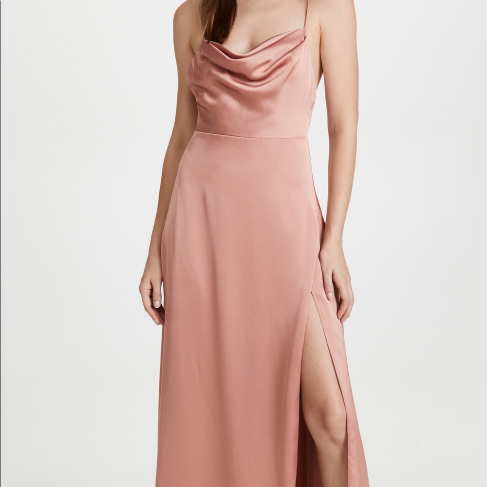 Fame Partners Wedding Guest Dress - Blush, size 6